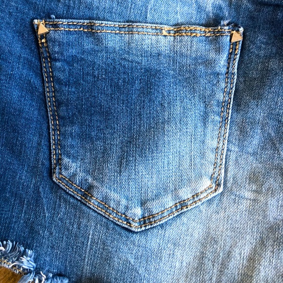 SOUTHWESTERN AZTEC NAVAJO Blanket Denim Shorts NEW - Picture 9 of 12